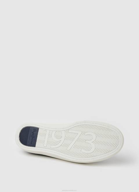 Pepe Jeans Yogi Leather Sock Sneakers Men Navy Z22X1222