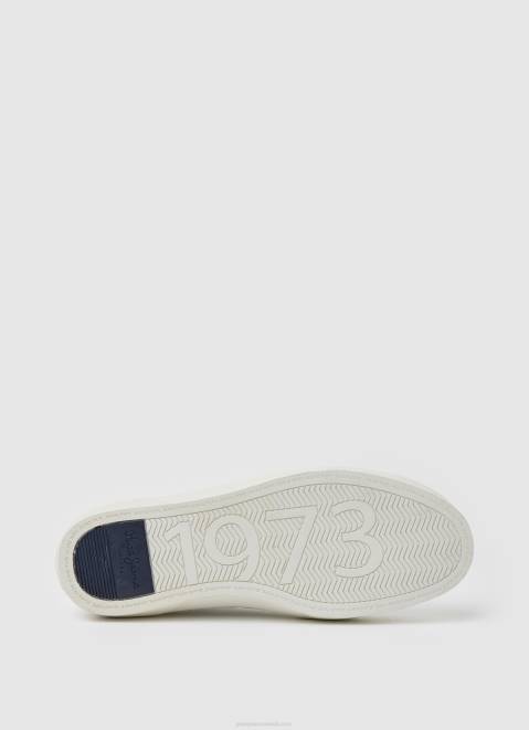 Pepe Jeans Yogi Leather Sock Sneakers Men White Z22X1190