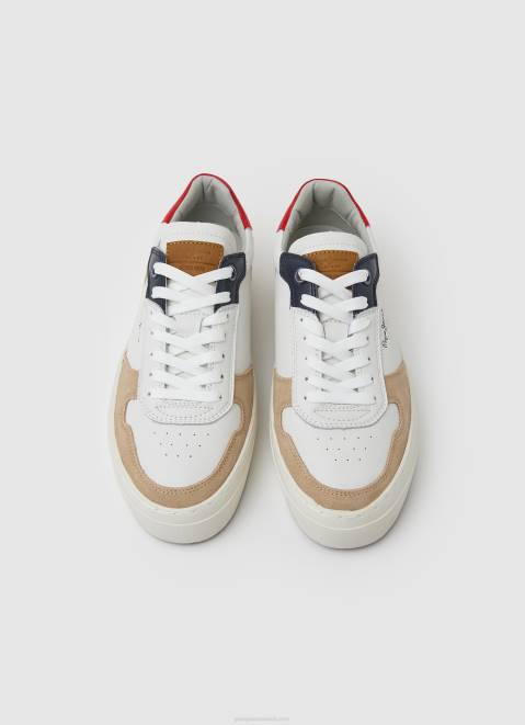 Pepe Jeans Yogi Street Leather Sneakers Men Tan Z22X1170