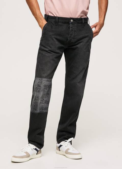 Pepe Jeans Adams Relaxed Fit Midrise Jeans Men Denim Z22X815