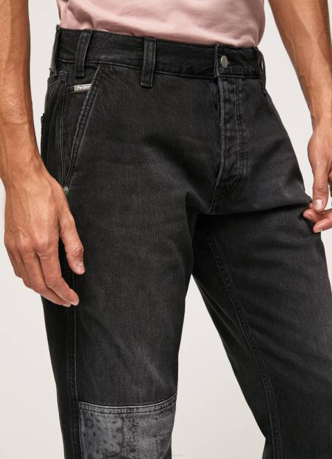 Pepe Jeans Adams Relaxed Fit Midrise Jeans Men Denim Z22X815