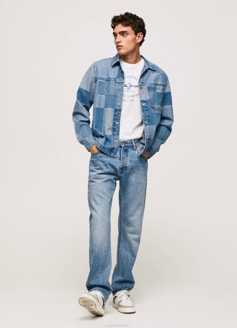 Pepe Jeans Byron Midrise Relaxed Fit Jeans Men Denim Z22X811