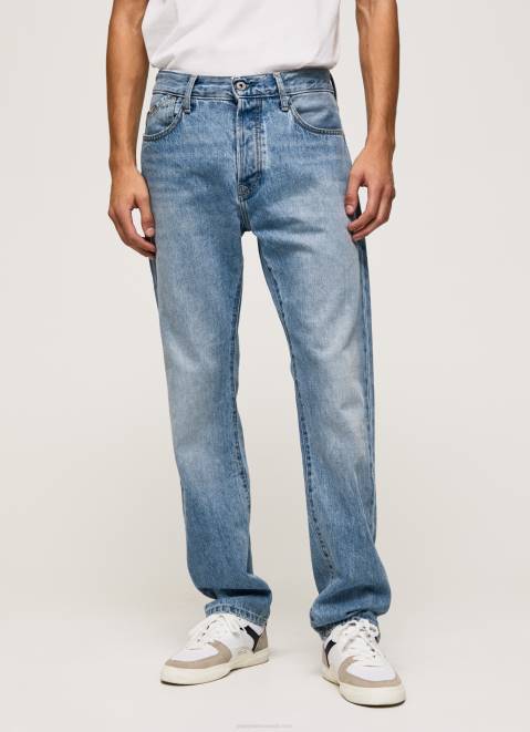 Pepe Jeans Byron Midrise Relaxed Fit Jeans Men Denim Z22X811