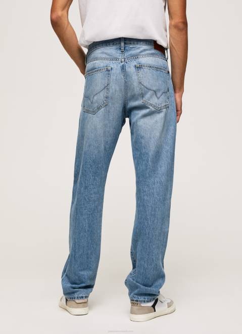 Pepe Jeans Byron Midrise Relaxed Fit Jeans Men Denim Z22X811