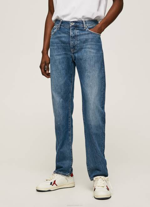Pepe Jeans Byron Midrise Relaxed Fit Jeans Men Denim Z22X813
