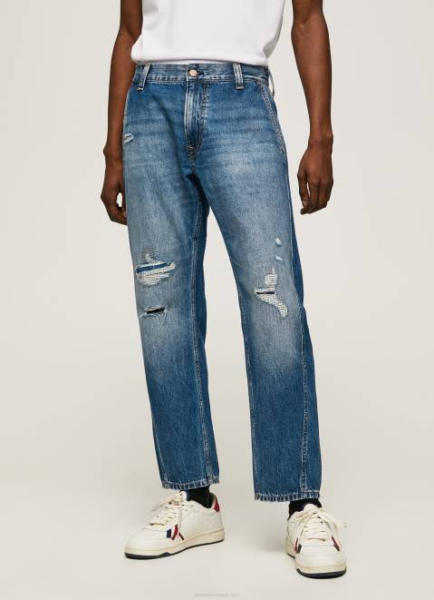 Pepe Jeans Cade Midrise Relaxed Fit Jeans Men Denim Z22X812