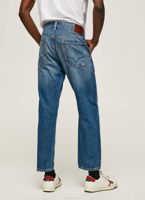 Pepe Jeans Cade Midrise Relaxed Fit Jeans Men Denim Z22X812
