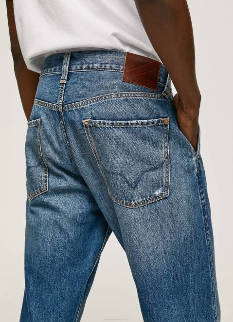 Pepe Jeans Cade Midrise Relaxed Fit Jeans Men Denim Z22X812