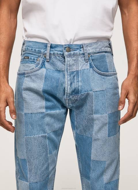 Pepe Jeans Callen Relaxed Fit Midrise Jeans Men Denim Z22X816