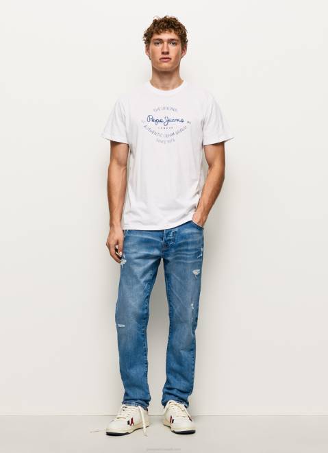 Pepe Jeans Easton Dropped Rise Relaxed Fit Jeans Men Denim Z22X819