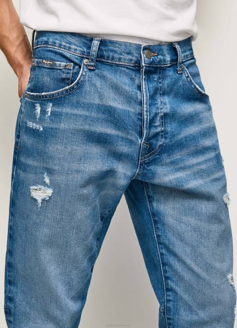 Pepe Jeans Easton Dropped Rise Relaxed Fit Jeans Men Denim Z22X819