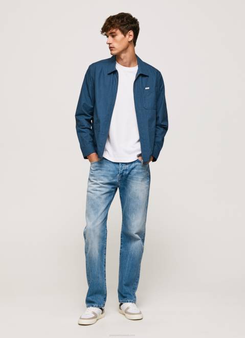 Pepe Jeans Penn Dropped Rise Relaxed Fit Jeans Men Denim Z22X810