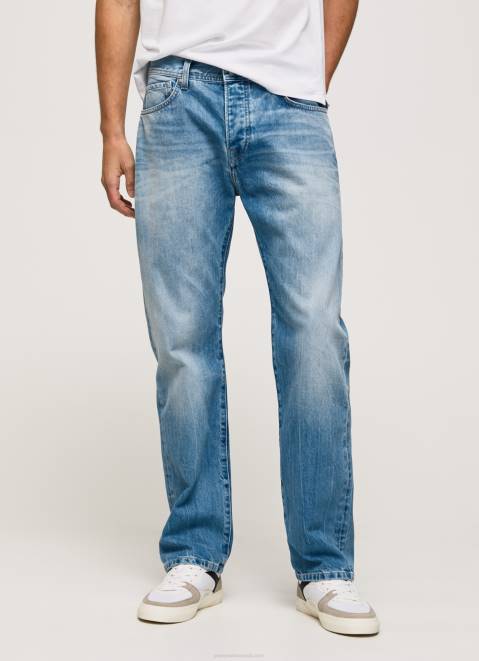Pepe Jeans Penn Dropped Rise Relaxed Fit Jeans Men Denim Z22X810