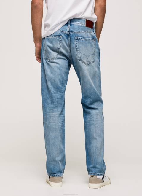 Pepe Jeans Penn Dropped Rise Relaxed Fit Jeans Men Denim Z22X810