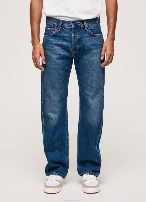 Pepe Jeans Penn Dropped Rise Relaxed Fit Jeans Men Denim Z22X814