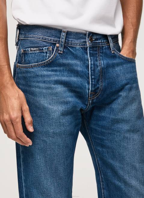 Pepe Jeans Penn Dropped Rise Relaxed Fit Jeans Men Denim Z22X814