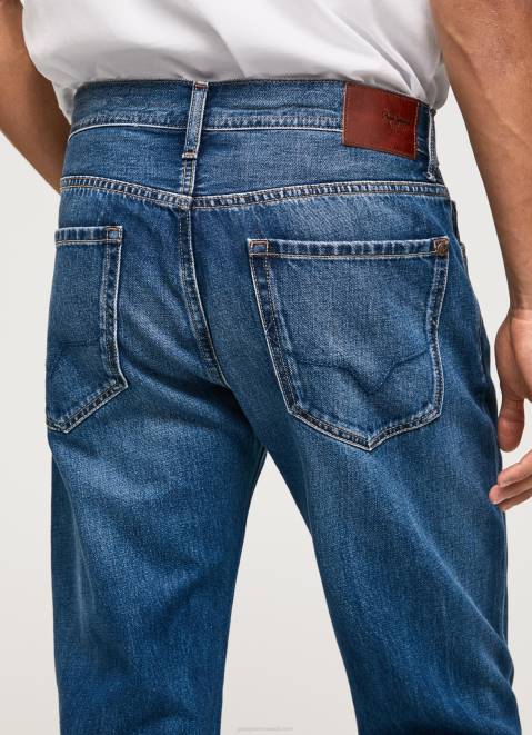 Pepe Jeans Penn Dropped Rise Relaxed Fit Jeans Men Denim Z22X814