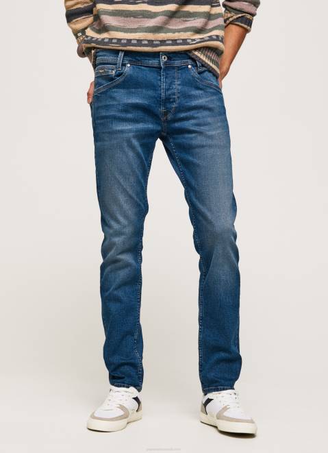 Pepe Jeans Spike Midrise Regular Fit Jeans Men Denim Z22X801
