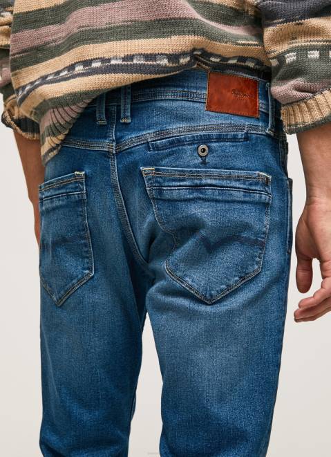 Pepe Jeans Spike Midrise Regular Fit Jeans Men Denim Z22X801