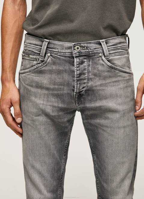 Pepe Jeans Spike Midrise Regular Fit Jeans Men Denim Z22X802