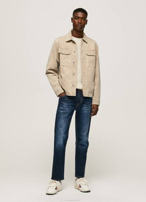 Pepe Jeans Spike Midrise Regular Fit Jeans Men Denim Z22X805