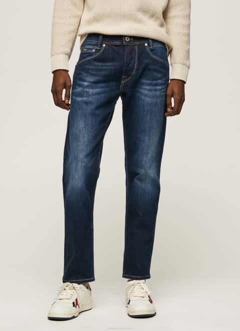 Pepe Jeans Spike Midrise Regular Fit Jeans Men Denim Z22X805
