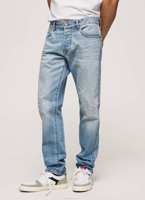 Pepe Jeans Stanley Midrise Regular Fit Jeans Men Denim Z22X807