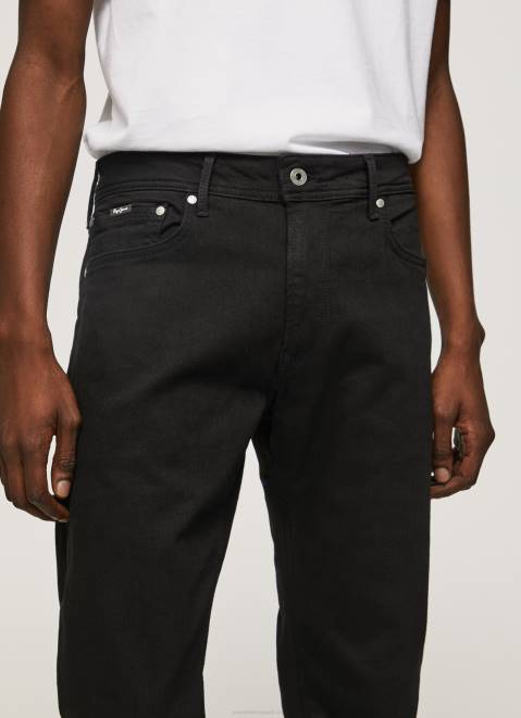 Pepe Jeans Stanley Taper Fit Regular Waist Jeans Men Denim Z22X806