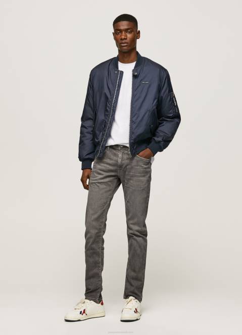 Pepe Jeans Tapered Regular Jeans Men Modern Grey Z22X1118