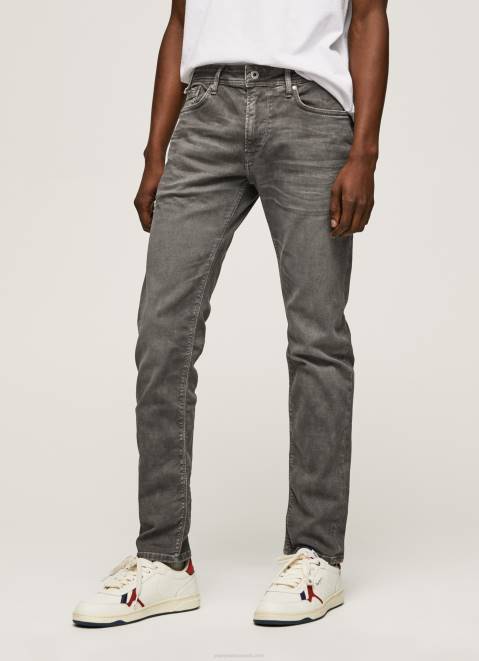 Pepe Jeans Tapered Regular Jeans Men Modern Grey Z22X1118