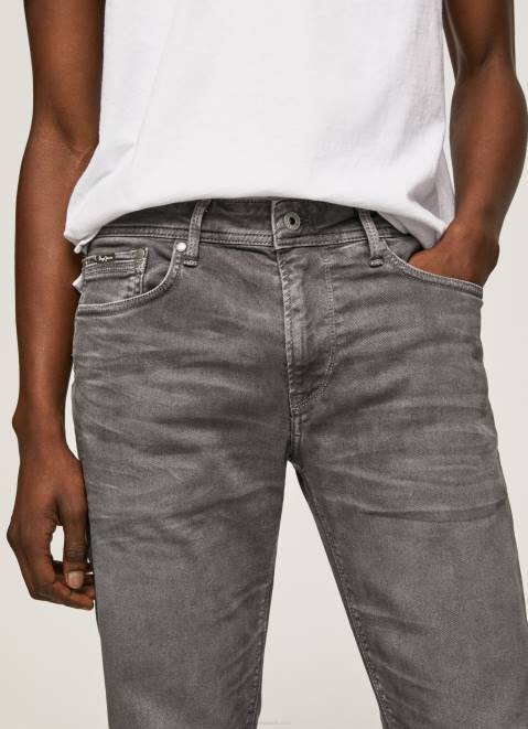 Pepe Jeans Tapered Regular Jeans Men Modern Grey Z22X1118