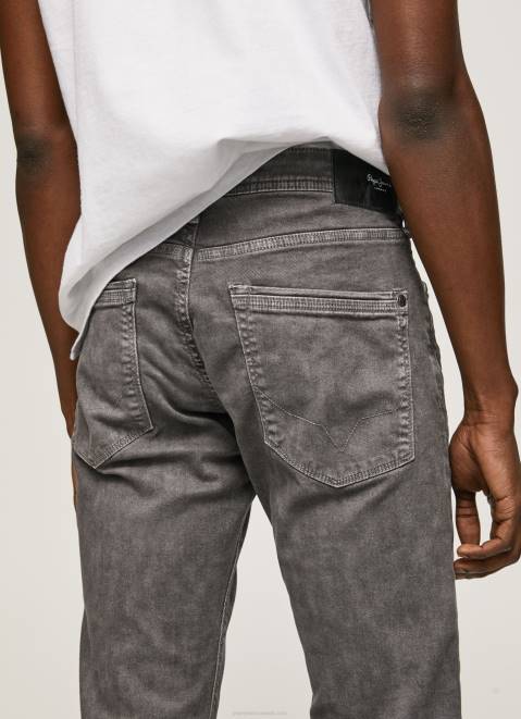 Pepe Jeans Tapered Regular Jeans Men Modern Grey Z22X1118