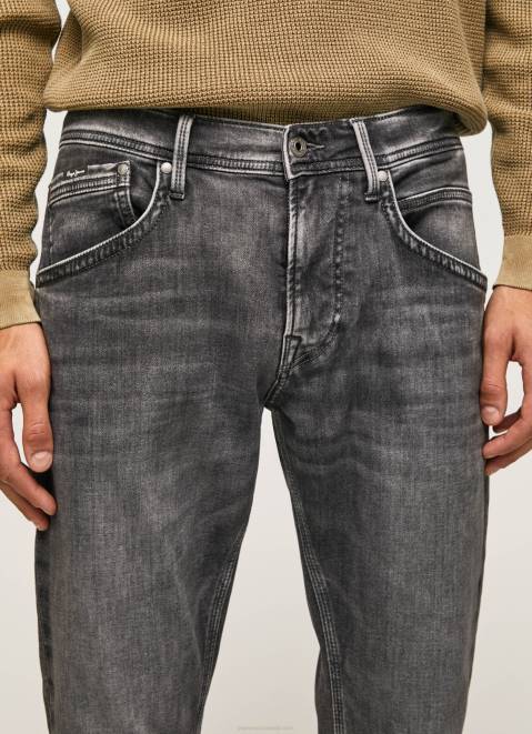Pepe Jeans Track Midrise Regular Fit Jeans Men Denim Z22X800