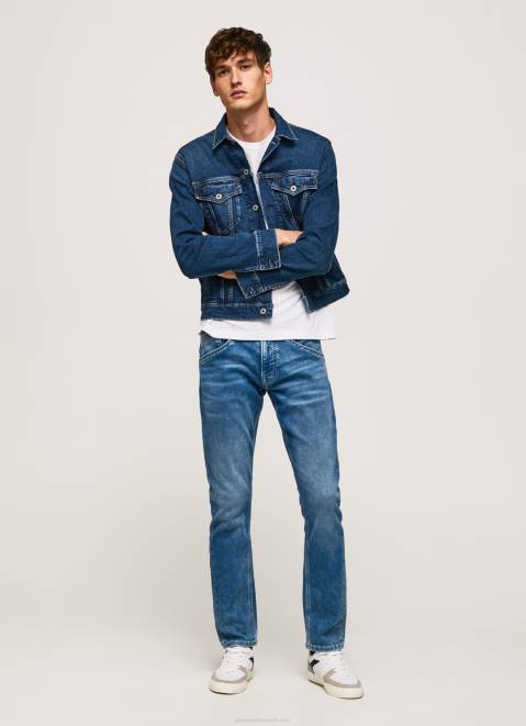 Pepe Jeans Track Midrise Regular Fit Jeans Men Denim Z22X803