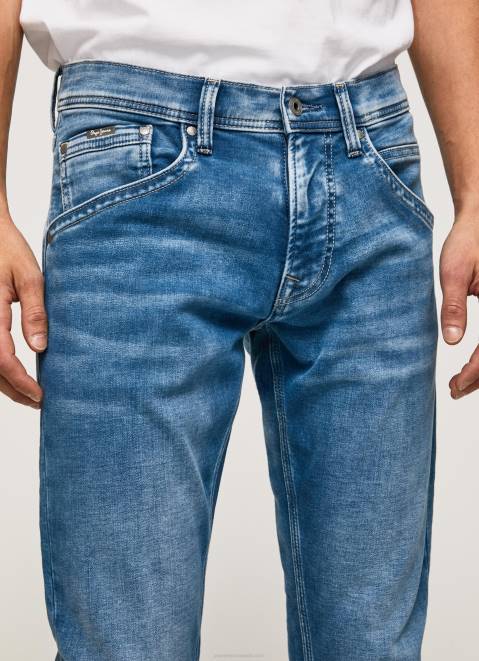 Pepe Jeans Track Midrise Regular Fit Jeans Men Denim Z22X803