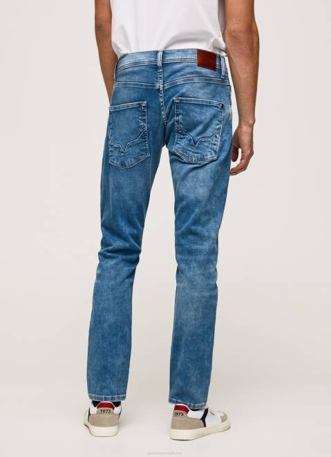 Pepe Jeans Track Midrise Regular Fit Jeans Men Denim Z22X803