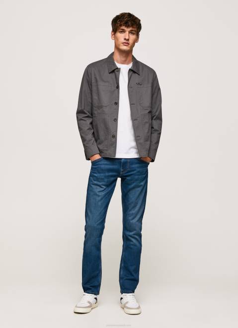 Pepe Jeans Track Midrise Regular Fit Jeans Men Denim Z22X804