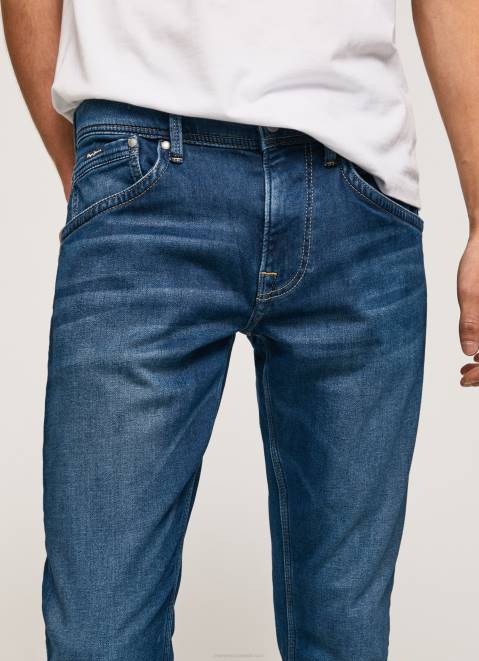 Pepe Jeans Track Midrise Regular Fit Jeans Men Denim Z22X804