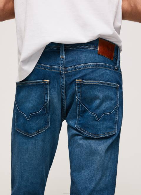 Pepe Jeans Track Midrise Regular Fit Jeans Men Denim Z22X804