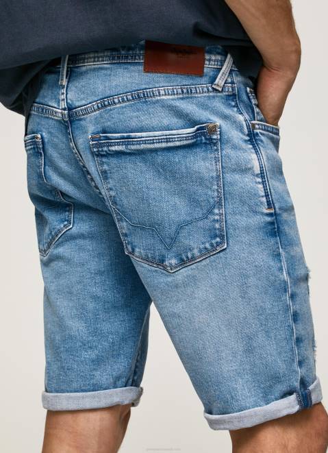 Pepe Jeans Stanley Tapered Fit Denim Shorts Men Denim Z22X821