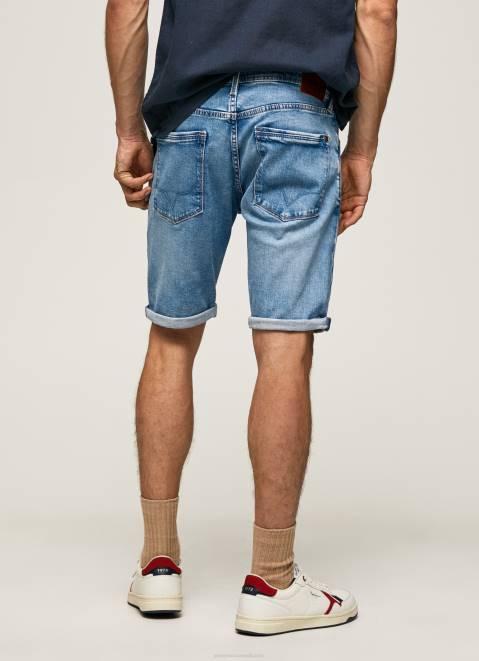 Pepe Jeans Stanley Tapered Fit Denim Shorts Men Denim Z22X821