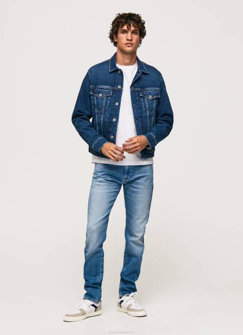 Pepe Jeans Crane Midrise Slim Fit Jeans Men Denim Z22X795