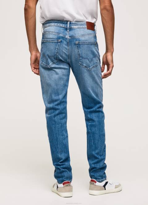 Pepe Jeans Crane Midrise Slim Fit Jeans Men Denim Z22X795