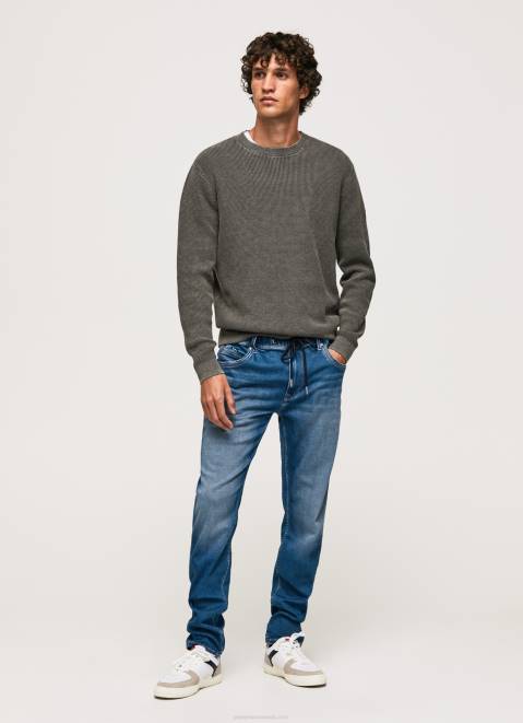 Pepe Jeans Jagger Midrise Slim Fit Jeans Men Denim Z22X794
