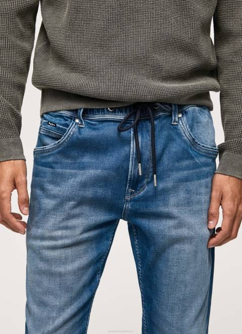 Pepe Jeans Jagger Midrise Slim Fit Jeans Men Denim Z22X794