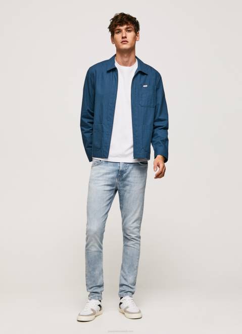 Pepe Jeans Mason Midrise Skinny Fit Jeans Men Denim Z22X792