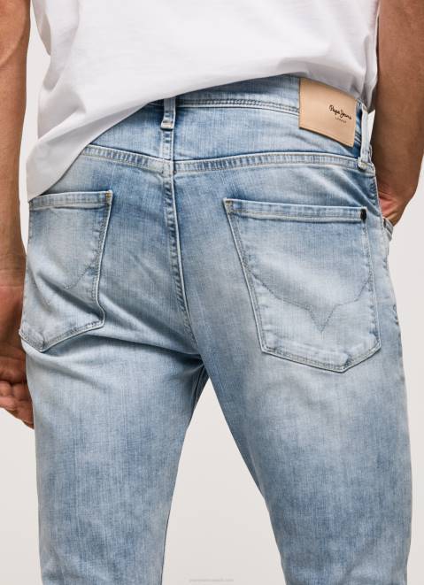 Pepe Jeans Mason Midrise Skinny Fit Jeans Men Denim Z22X792