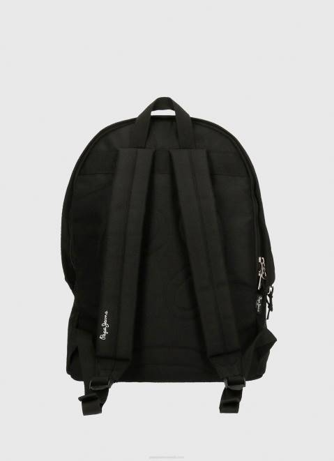 Pepe Jeans Aris Double Zip Performance Backpack Women Black Z22X752