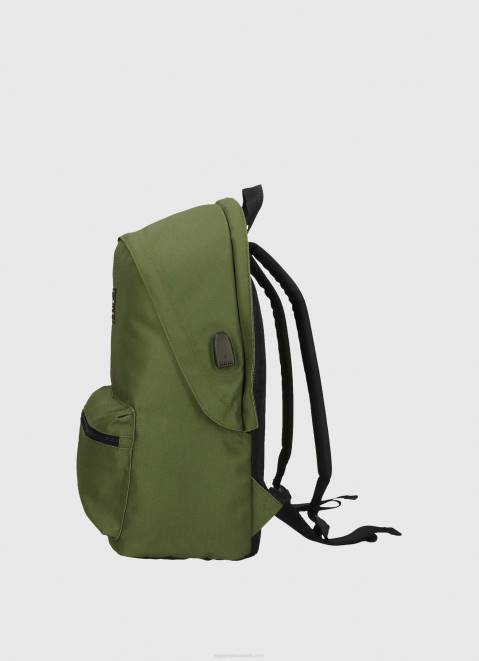 Pepe Jeans Aris Double Zip Performance Backpack Women Dark Green Z22X753
