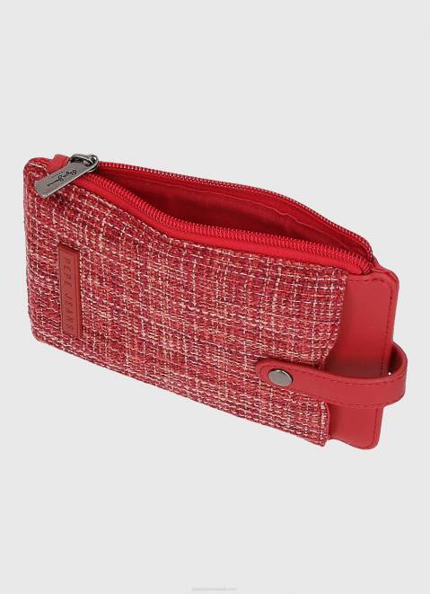 Pepe Jeans Checkered Mobile Bag Women Studio Red Z22X728